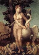 Andrea del Sarto Lida and the Swan oil painting